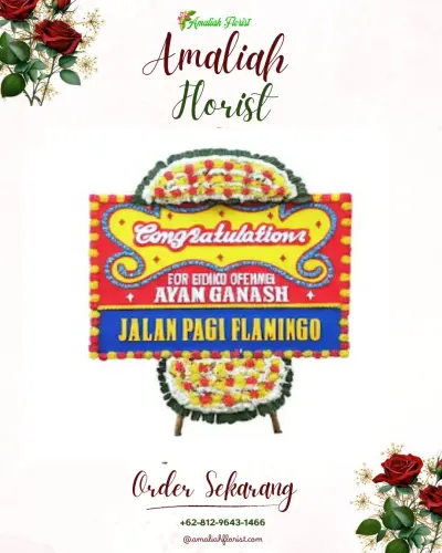 Bunga Papan Congratulation di Basir Buncir